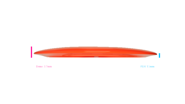 Discmania S-Line DD1 Distance Driver Profile View