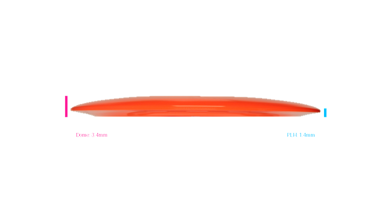 Discmania S-Line DD1 Distance Driver Profile View