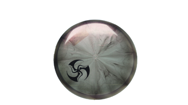 Westside Discs Mini TriFly Corner Stamp VIP Glimmer Swan 2 Putter Front View