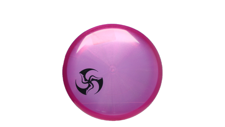 Westside Discs Mini TriFly Corner Stamp VIP Glimmer Swan 2 Putter Front View