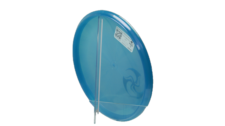 Westside Discs Mini TriFly Corner Stamp VIP Glimmer Swan 2 Putter Back View