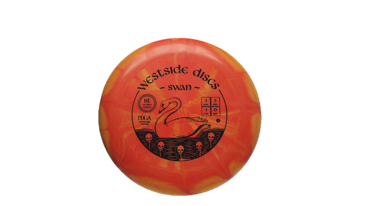 Westside Discs BT Medium Burst Swan 2 Putter Front View
