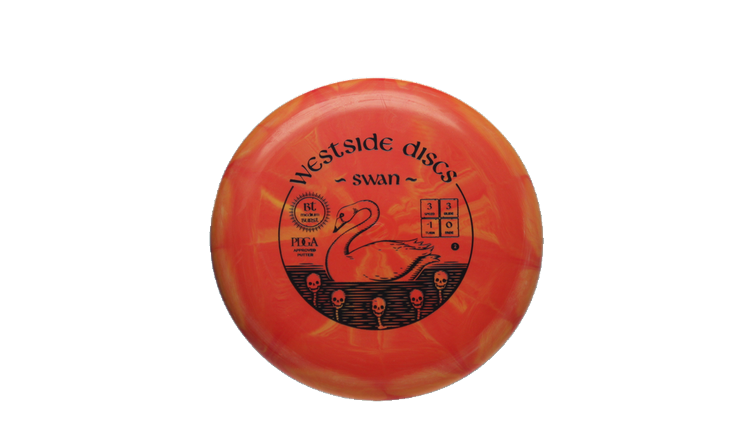 Westside Discs BT Medium Burst Swan 2 Putter Front View