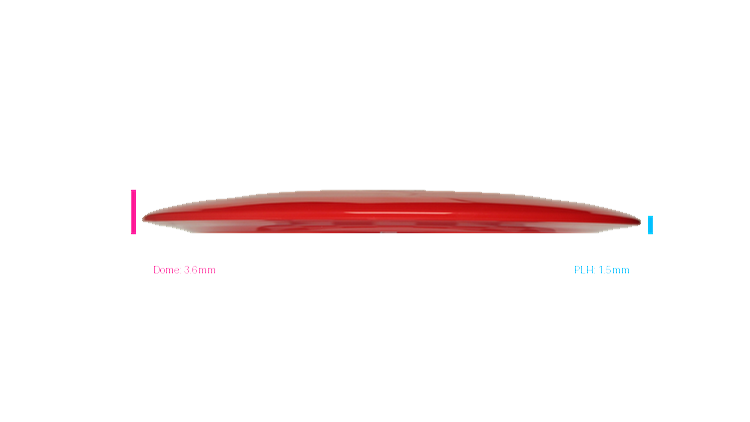 Discmania Premier Q-Line DD3 Distance Driver Profile View