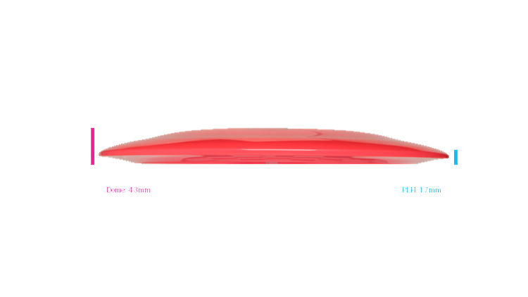 Discmania Premier Q-Line DD1 Distance Driver Profile View