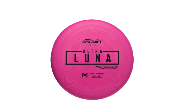 Discraft First Run Paul McBeth Putter Line Hard Ultra-Luna Putter Front View