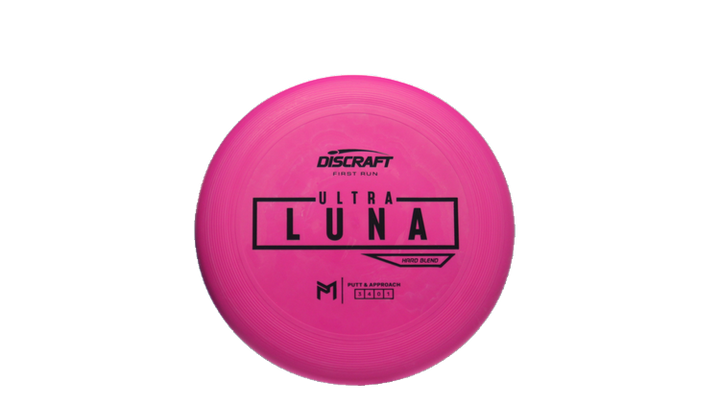 Discraft First Run Paul McBeth Putter Line Hard Ultra-Luna Putter Front View