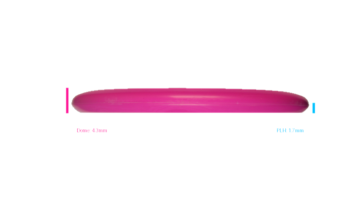 Discraft First Run Paul McBeth Putter Line Hard Ultra-Luna Putter Profile View