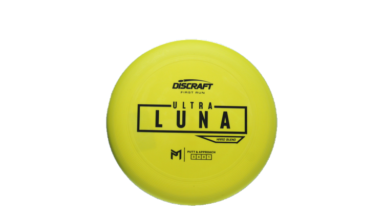 Discraft First Run Paul McBeth Putter Line Hard Ultra-Luna Putter Front View