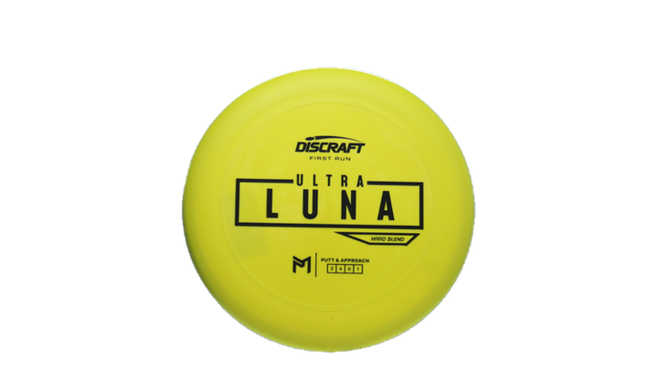 Discraft First Run Paul McBeth Putter Line Hard Ultra-Luna Putter Front View