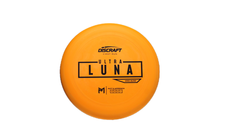 Discraft First Run Paul McBeth Putter Line Hard Ultra-Luna Putter Front View