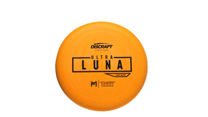 Discraft First Run Paul McBeth Putter Line Hard Ultra-Luna Putter Front View