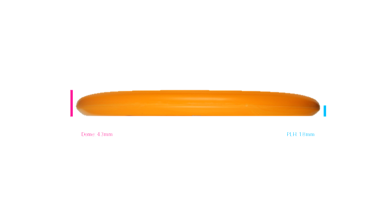 Discraft First Run Paul McBeth Putter Line Hard Ultra-Luna Putter Profile View