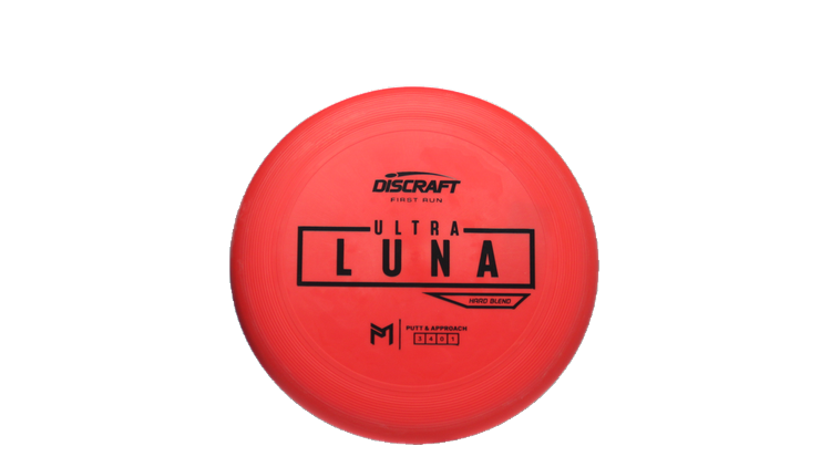 Discraft First Run Paul McBeth Putter Line Hard Ultra-Luna Putter Front View