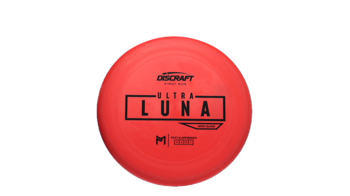 Discraft First Run Paul McBeth Putter Line Hard Ultra-Luna Putter Front View