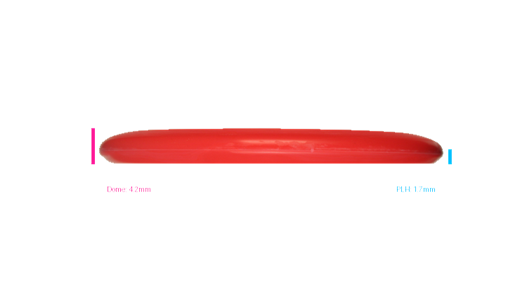 Discraft First Run Paul McBeth Putter Line Hard Ultra-Luna Putter Profile View