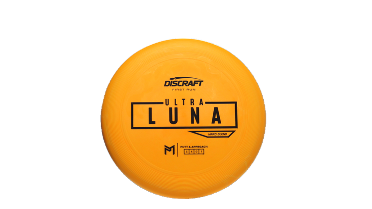Discraft First Run Paul McBeth Putter Line Hard Ultra-Luna Putter Front View