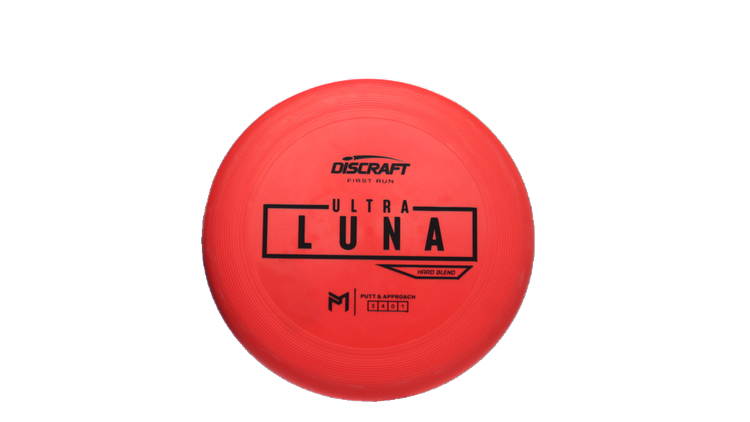 Discraft First Run Paul McBeth Putter Line Hard Ultra-Luna Putter Front View