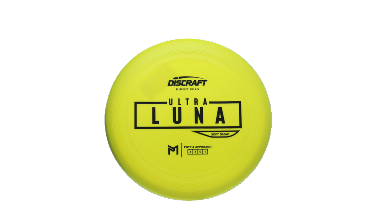 Discraft First Run Paul McBeth Putter Line Soft Ultra-Luna Putter Front View