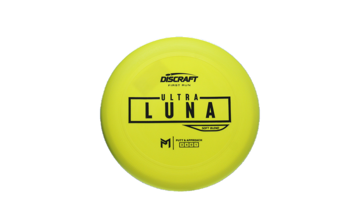 Discraft First Run Paul McBeth Putter Line Soft Ultra-Luna Putter Front View