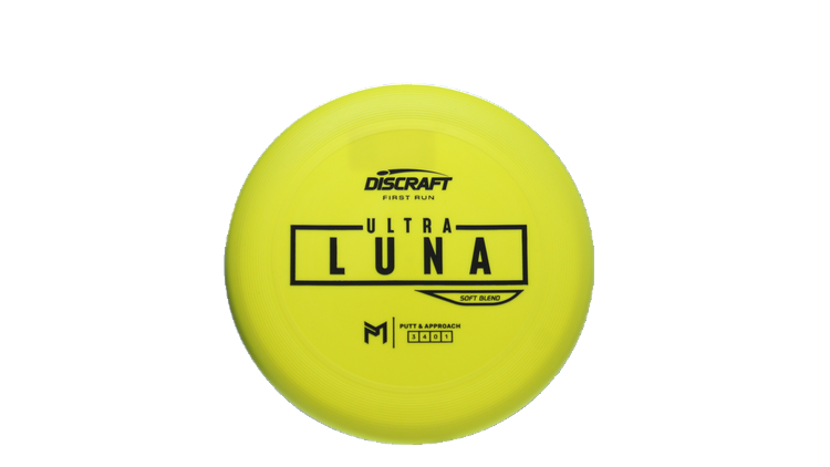 Discraft First Run Paul McBeth Putter Line Soft Ultra-Luna Putter Front View