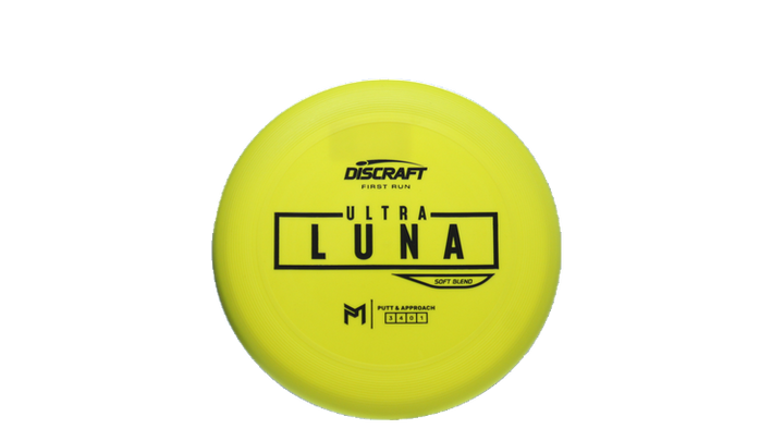 Discraft First Run Paul McBeth Putter Line Soft Ultra-Luna Putter Front View