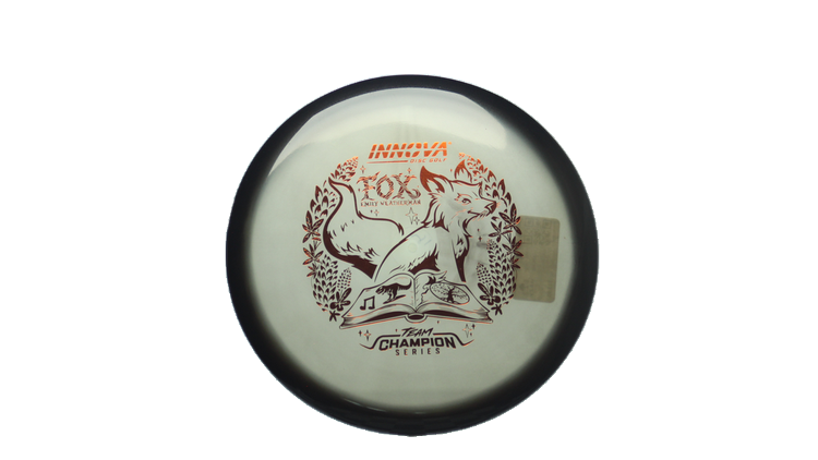 Innova 2026 Emily Weatherman Tour Series Proto Glow Halo Champion Fox Midrange Front View