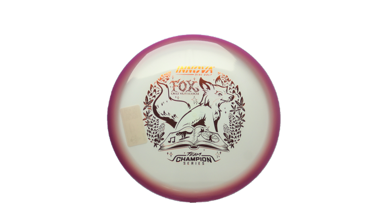 Innova 2026 Emily Weatherman Tour Series Proto Glow Halo Champion Fox Midrange Front View