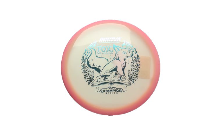 Innova 2026 Emily Weatherman Tour Series Proto Glow Halo Champion Fox Midrange Front View