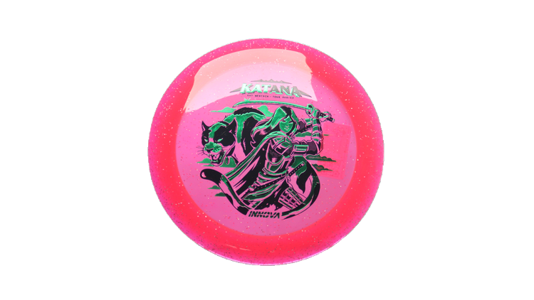 Innova 2026 Kat Mertsch Tour Series Metal Flake Champion Katana Distance Driver Front View