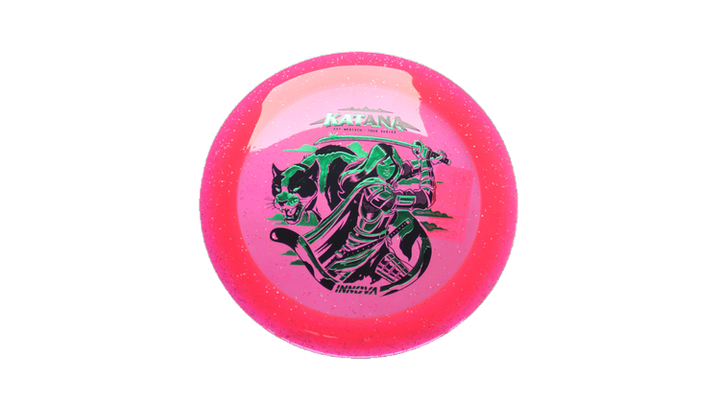 Innova 2026 Kat Mertsch Tour Series Metal Flake Champion Katana Distance Driver Front View