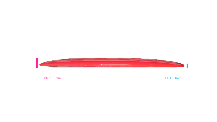 Innova 2026 Kat Mertsch Tour Series Metal Flake Champion Katana Distance Driver Profile View