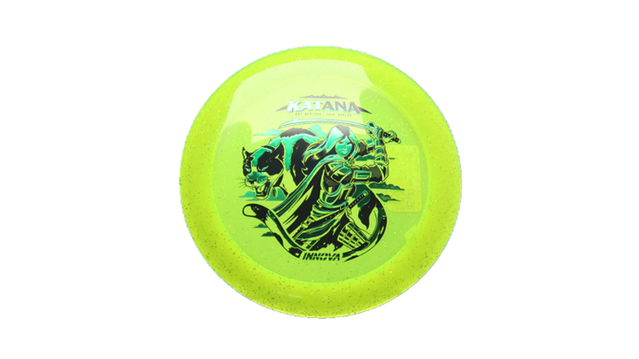 Innova 2026 Kat Mertsch Tour Series Metal Flake Champion Katana Distance Driver Front View