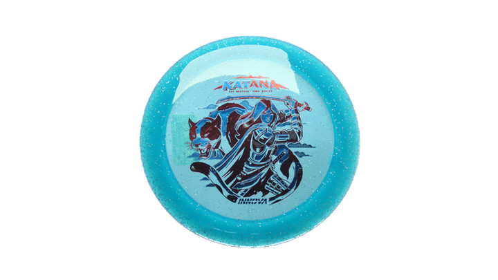Innova 2026 Kat Mertsch Tour Series Metal Flake Champion Katana Distance Driver Front View