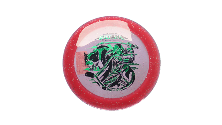 Innova 2026 Kat Mertsch Tour Series Metal Flake Champion Katana Distance Driver Front View