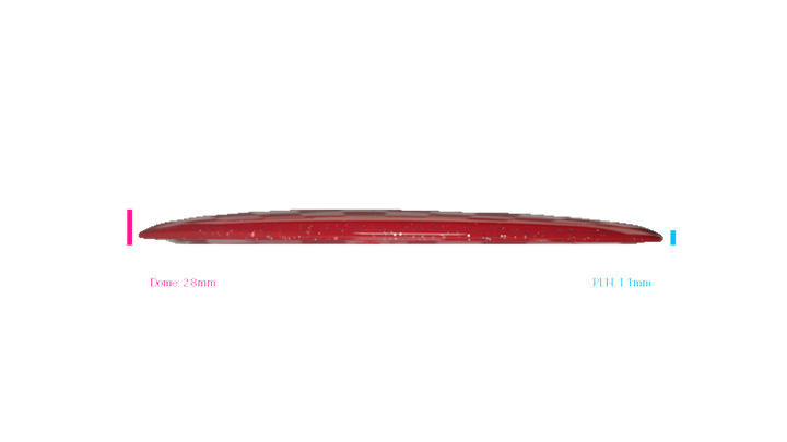 Innova 2026 Kat Mertsch Tour Series Metal Flake Champion Katana Distance Driver Profile View