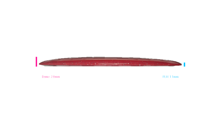 Innova 2026 Kat Mertsch Tour Series Metal Flake Champion Katana Distance Driver Profile View