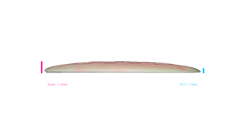 Innova 2026 Juliana Korver Tour Series Proto Glow Halo Star Mamba Distance Driver Profile View