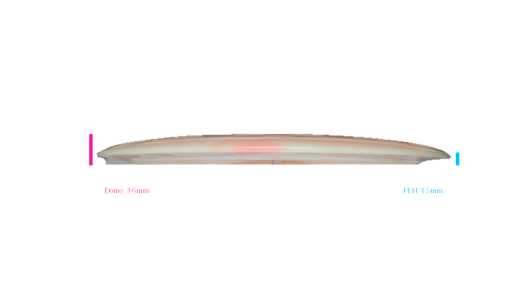Innova 2026 Juliana Korver Tour Series Proto Glow Halo Star Mamba Distance Driver Profile View