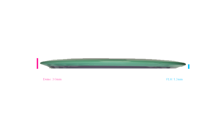 Axiom Neutron Fireball Fairway Driver Profile View