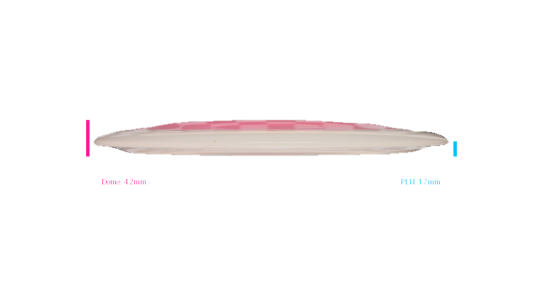 Latitude 64 Project Grip Sapphire Distance Driver Profile View