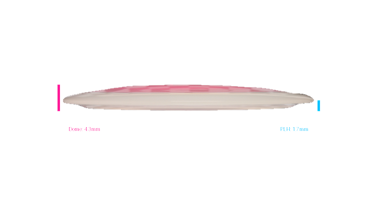 Latitude 64 Project Grip Sapphire Distance Driver Profile View
