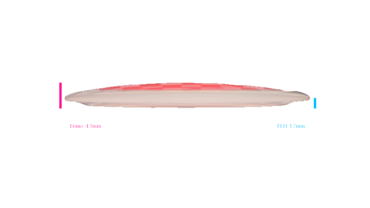 Latitude 64 Project Grip Sapphire Distance Driver Profile View