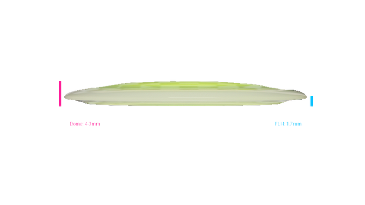 Latitude 64 Project Grip Sapphire Distance Driver Profile View
