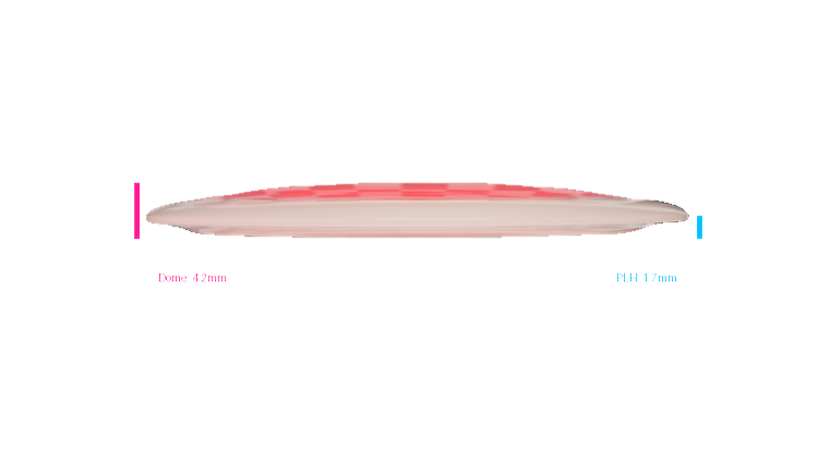 Latitude 64 Project Grip Sapphire Distance Driver Profile View