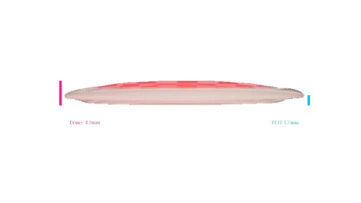 Latitude 64 Project Grip Sapphire Distance Driver Profile View