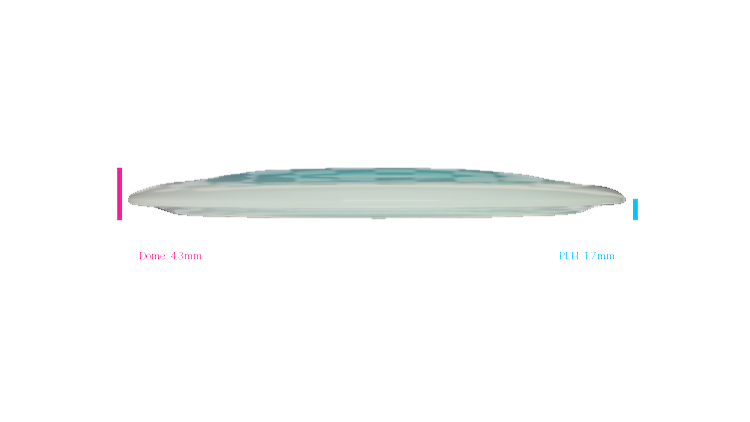 Latitude 64 Project Grip Sapphire Distance Driver Profile View