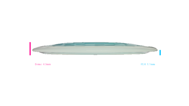 Latitude 64 Project Grip Sapphire Distance Driver Profile View