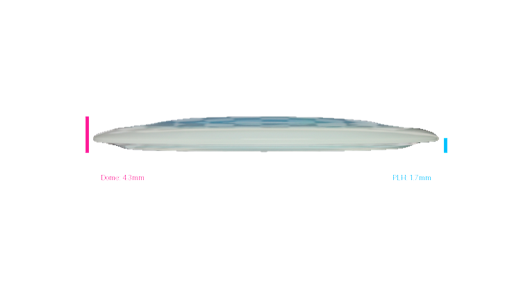 Latitude 64 Project Grip Sapphire Distance Driver Profile View