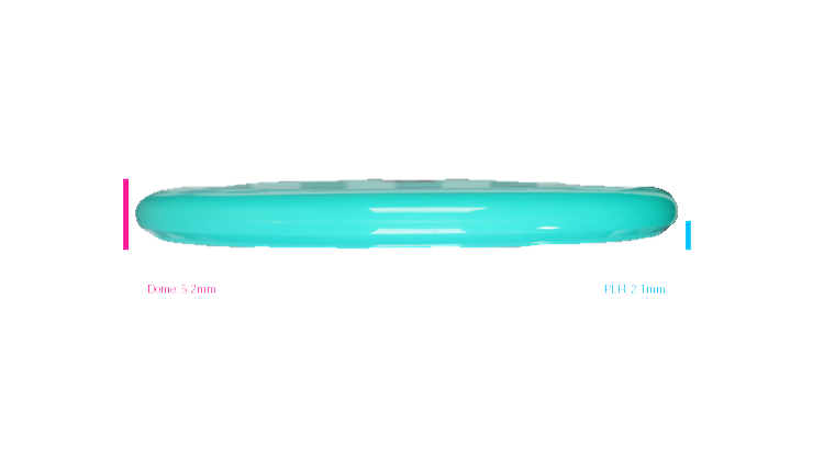 Discmania 2026 Reinvent Your Game Glow C-Line P2X Putter Profile View
